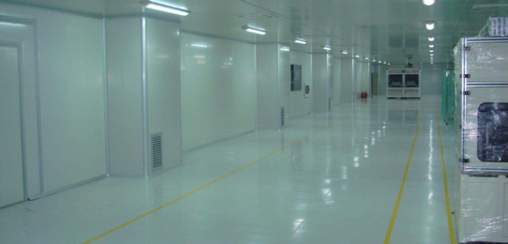 松江十萬(wàn)級化妝品無(wú)塵潔凈室裝修工程-1