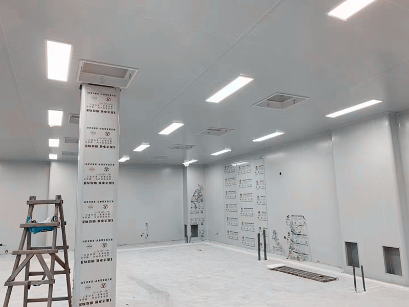 湖州電子廠(chǎng)凈化車(chē)間施工圖片